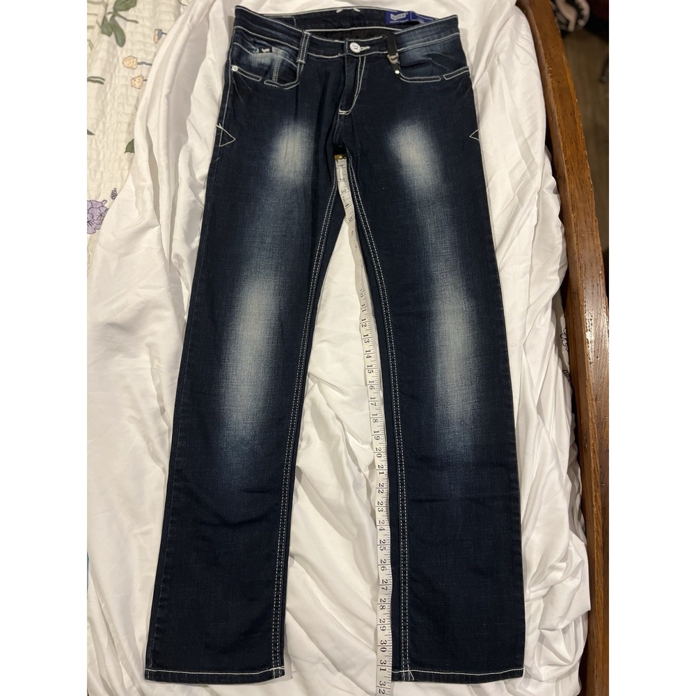 Gas Men's Blue‎ Jeans Size 34x34 Inseam Is Measuring A 31 Though See Photos